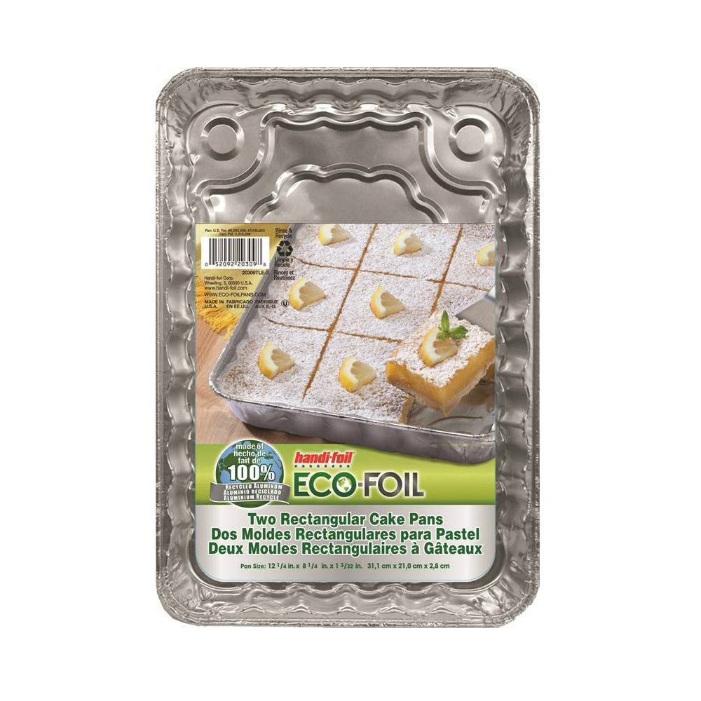 Eco-Foil 20397TL-11 Rectangular Cake Pan, Aluminum