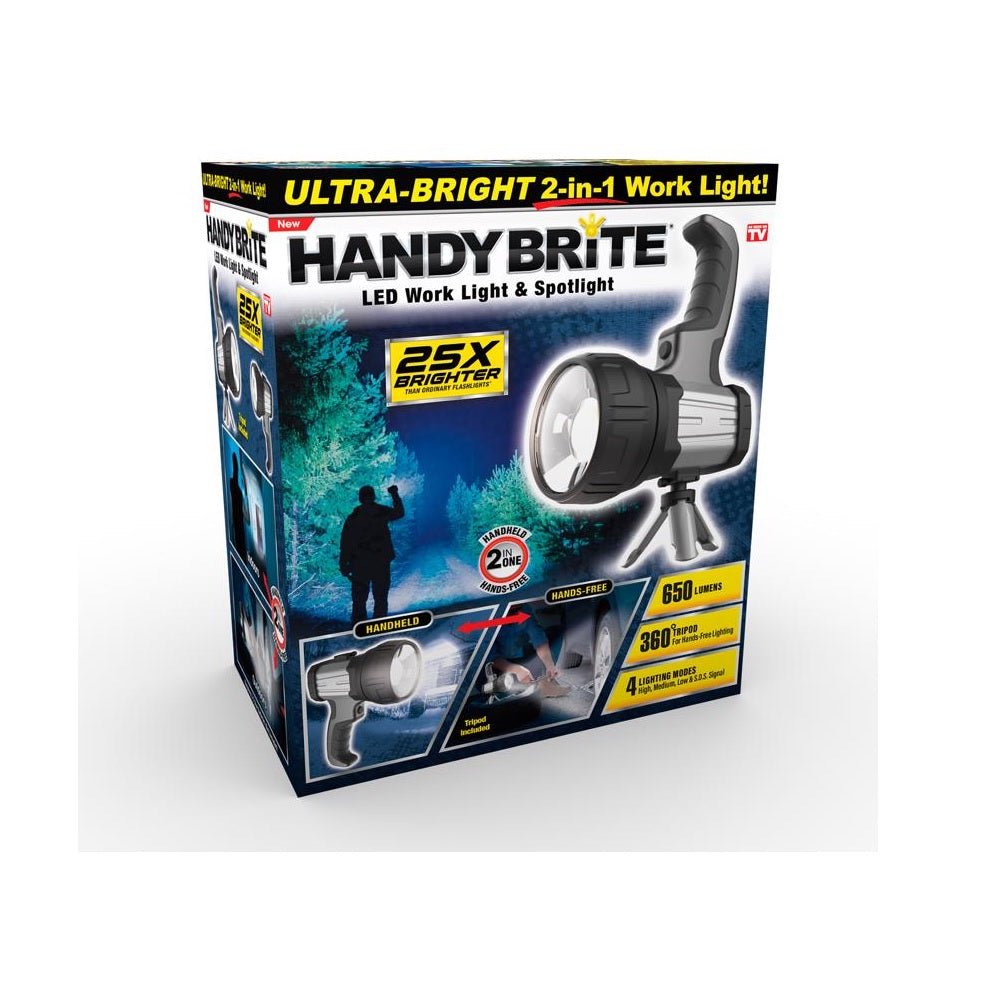 Handy Brite HBT-MC4 As Seen On TV LED Work Light With Tripod, 650 Lumens