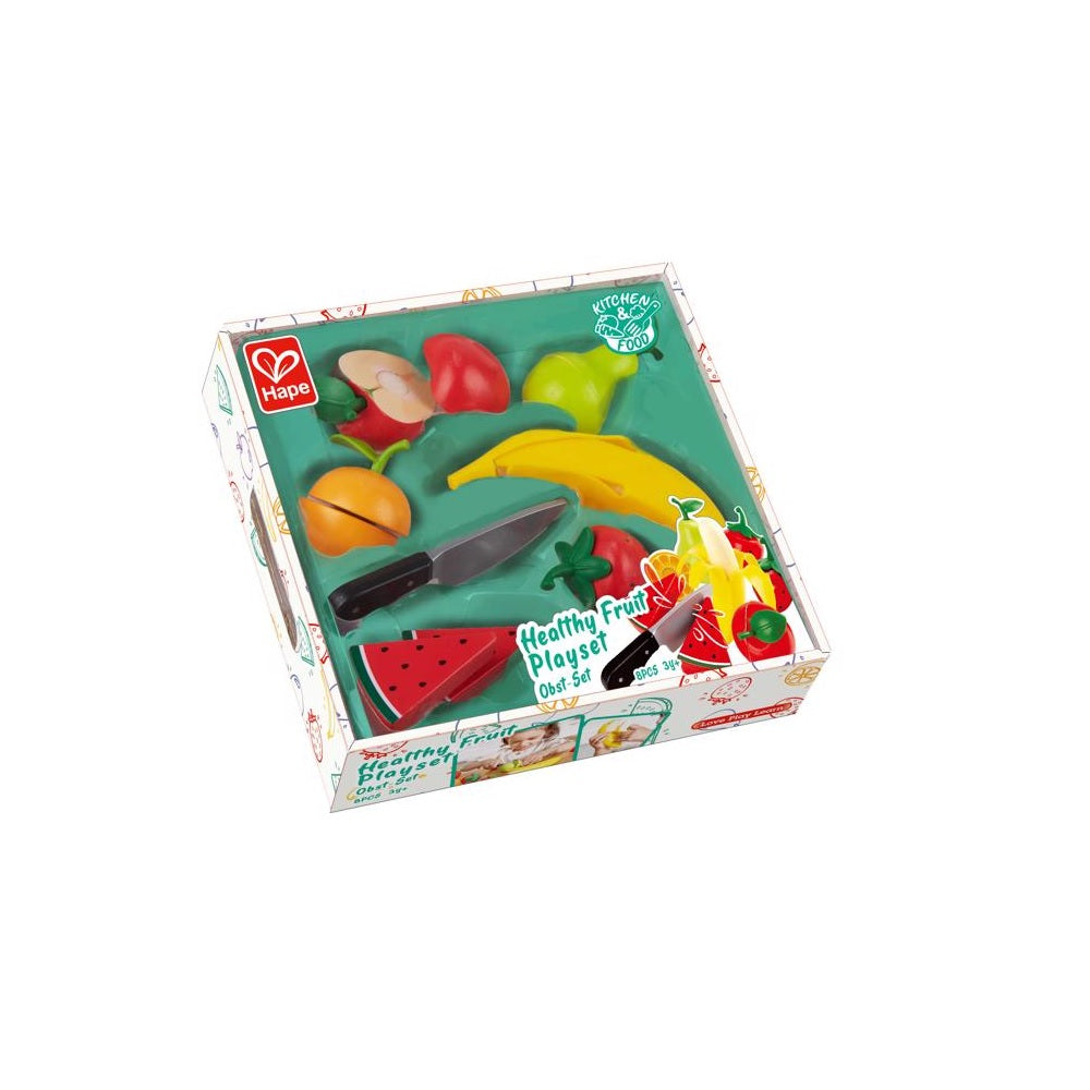 Hape E3171F Healthy Fruit Playset, 9 Pieces