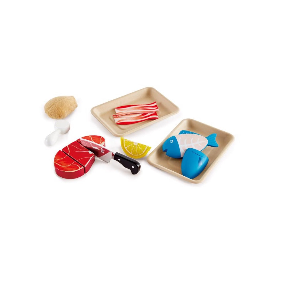 Hape E3155 Tasty Proteins Toy, 7 Pieces