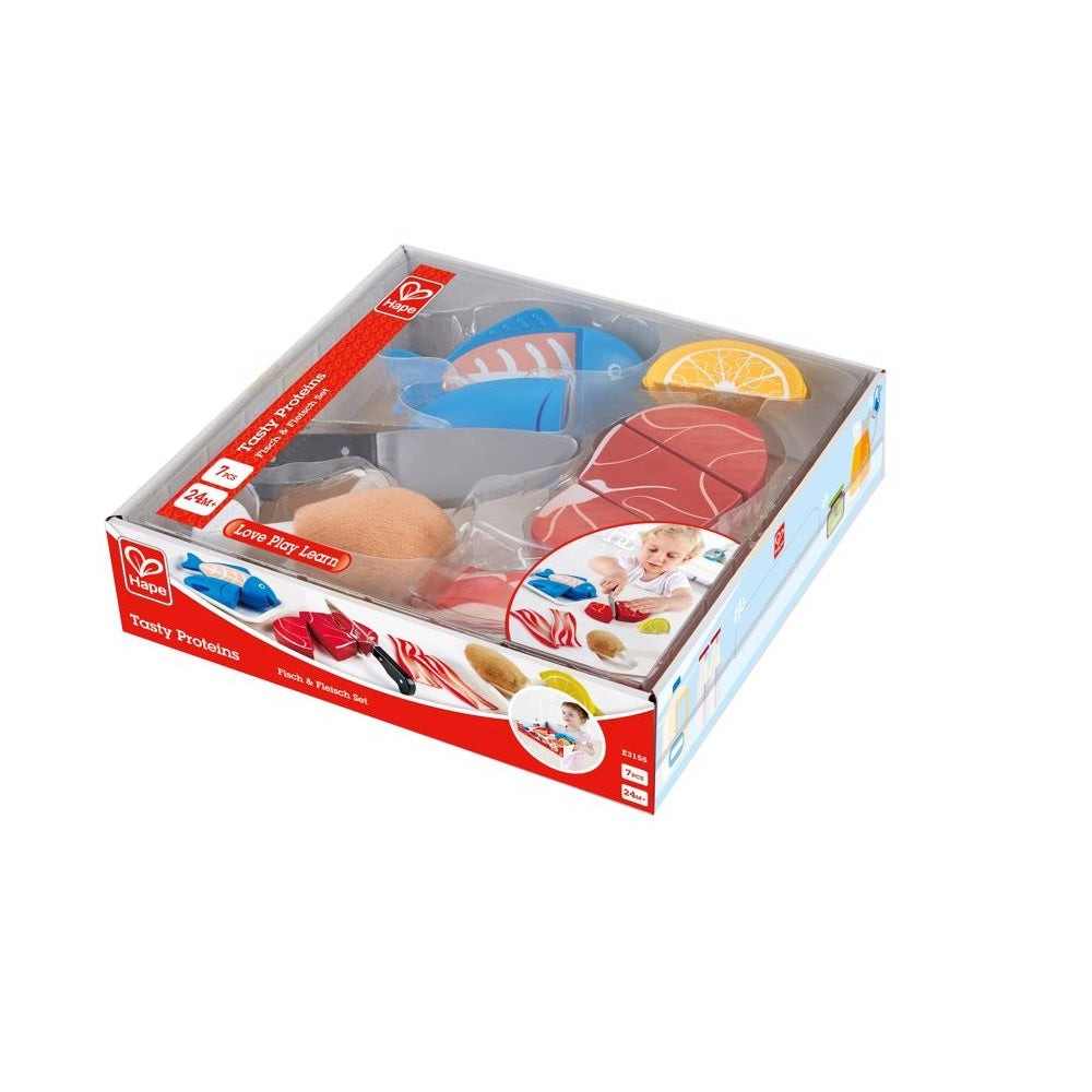 Hape E3155 Tasty Proteins Toy, 7 Pieces