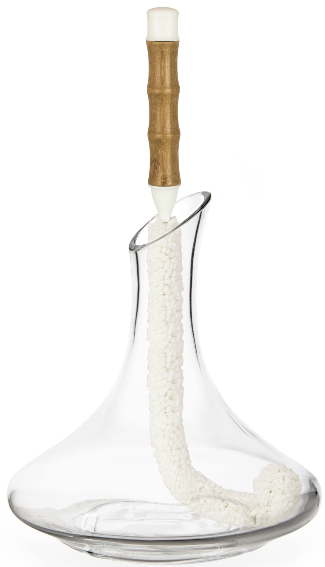 Harold Import 42013 Decanter Brush, Bamboo/Foam