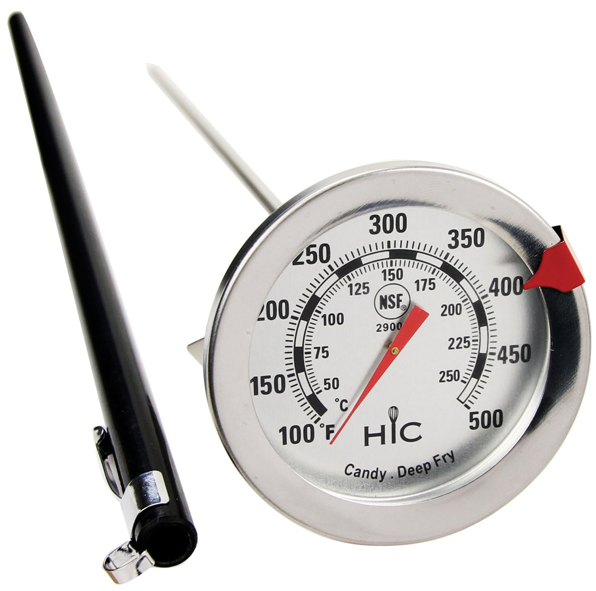 Harold Import 29003 Deep Fry Large Face Analog Thermometer