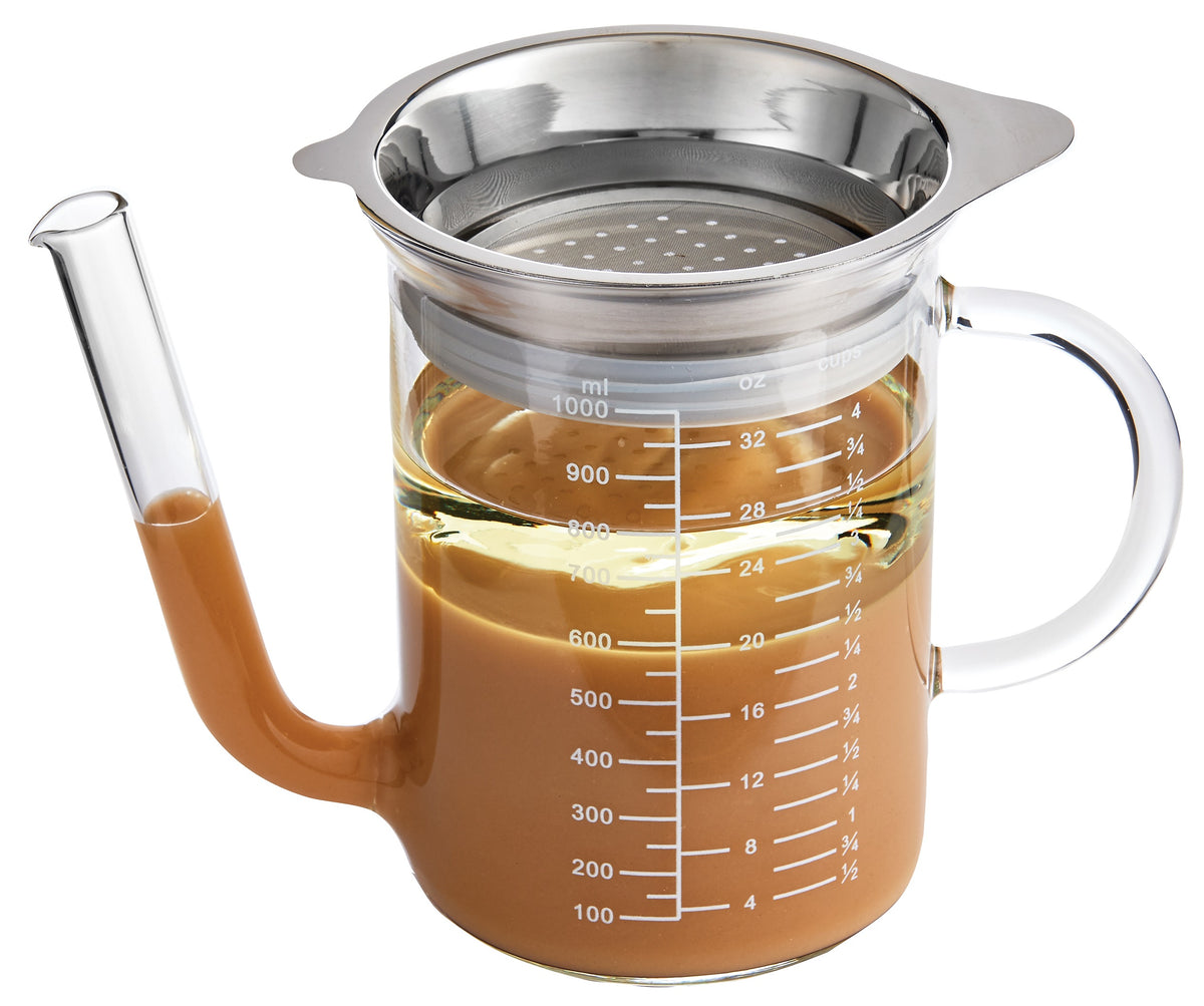 Harold Import 43786 Gravy Stranier & Fat Separator,  32 Oz Capacity