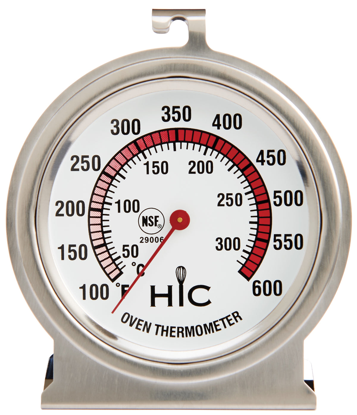 Harold Import 29006 Large Face Oven Thermometer, Stainless Steel