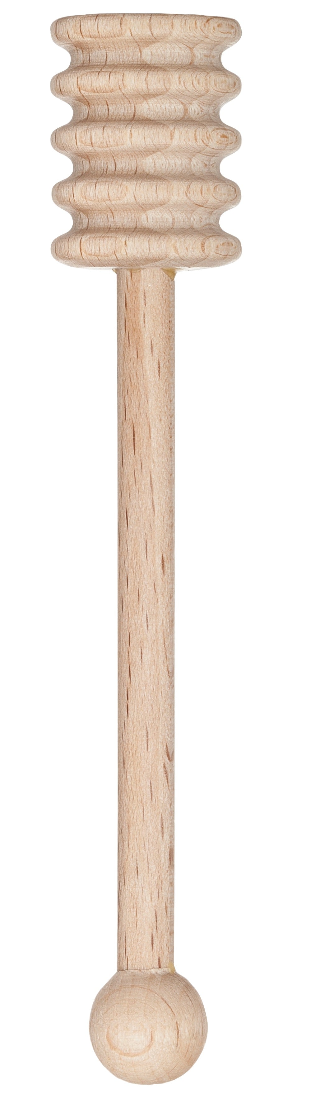 Harold Import 21003 Mini Honey Dipper, Beechwood, 4-1/4"