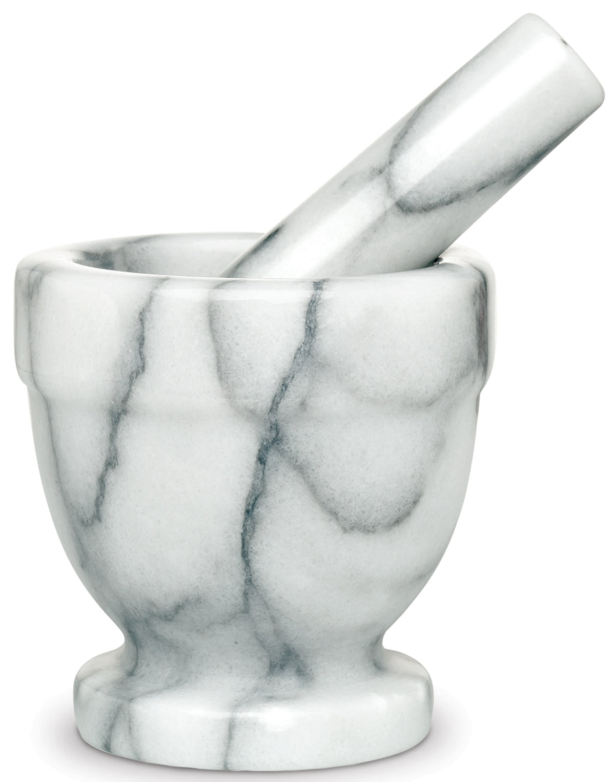 Harold Import 43755 Mortar & Pestle, Black/White
