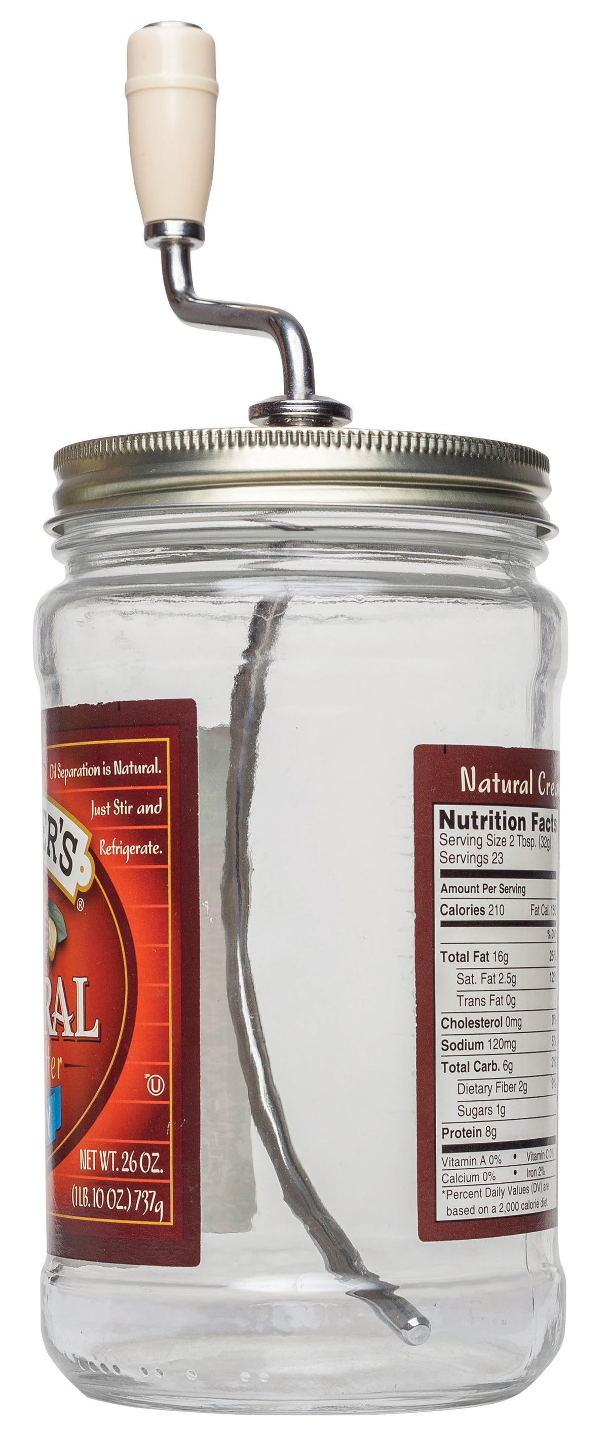Harold Import 3212 Natural Peanut Butter Mixer, Xlarge