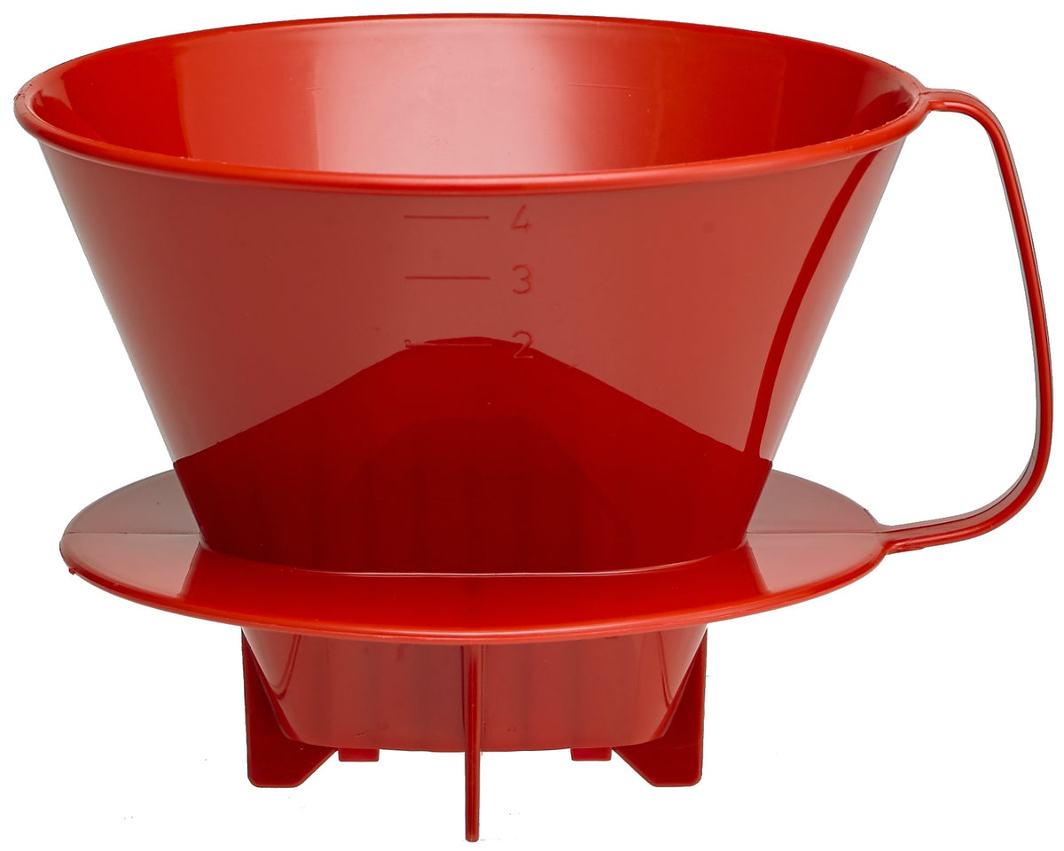 Harold Import 2664RD Coffee Filter Cone, Red
