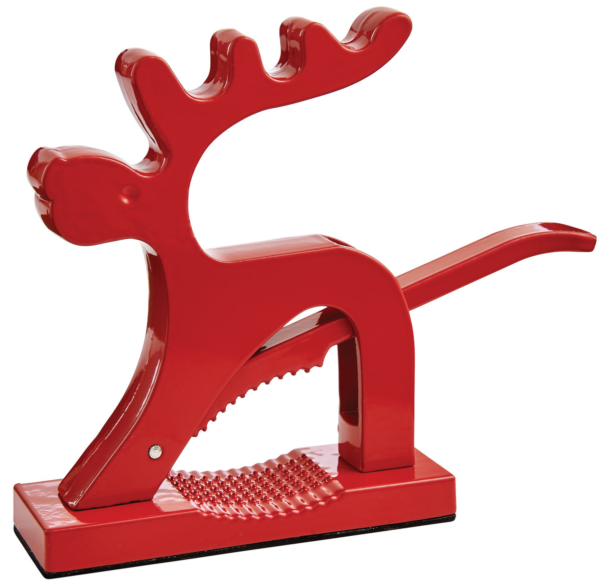 Harold Import 43818 Reindeer Nut Cracker, Aluminum