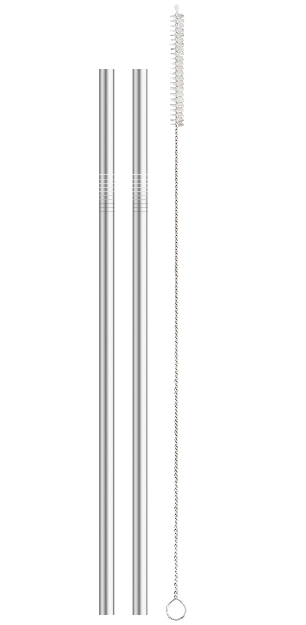Harold Import 22021 Reusable Tumbler Drinking Straws, Stainless Steel