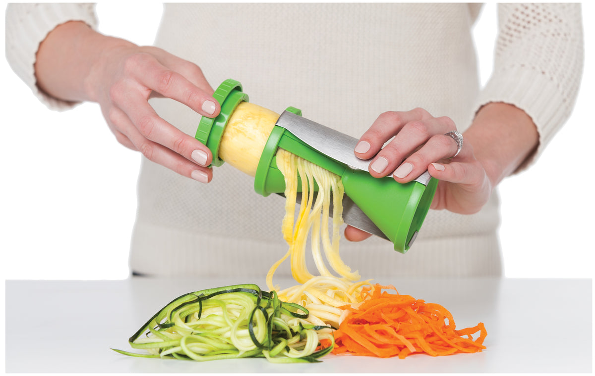 Harold Import 43772 Spiral Vegetable Slicer, Green