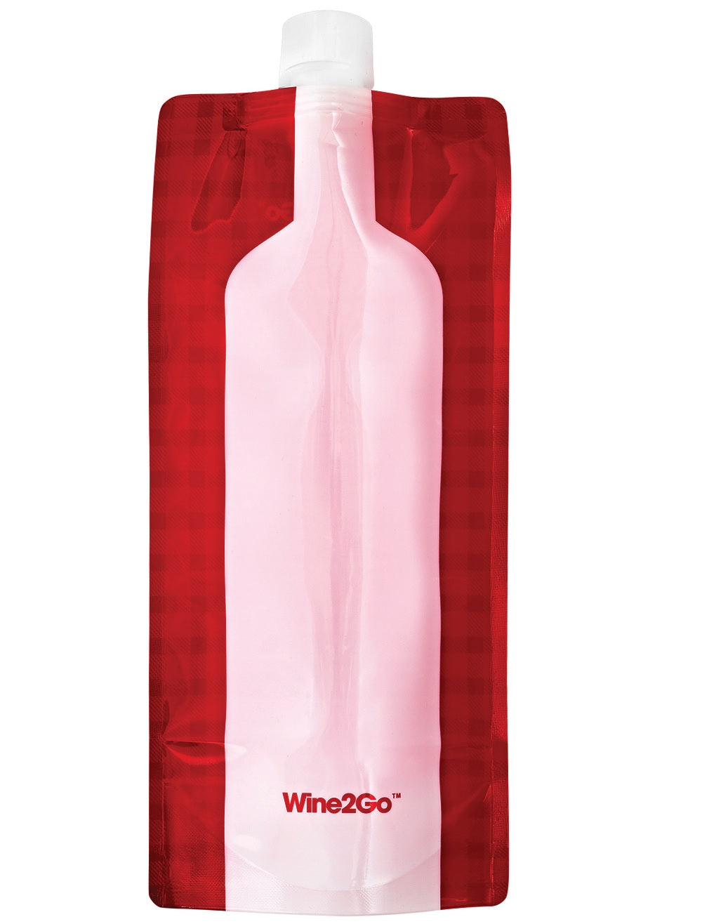 Harold Import 6439 Wine2Go Foldable Wine Bottle, Plastic