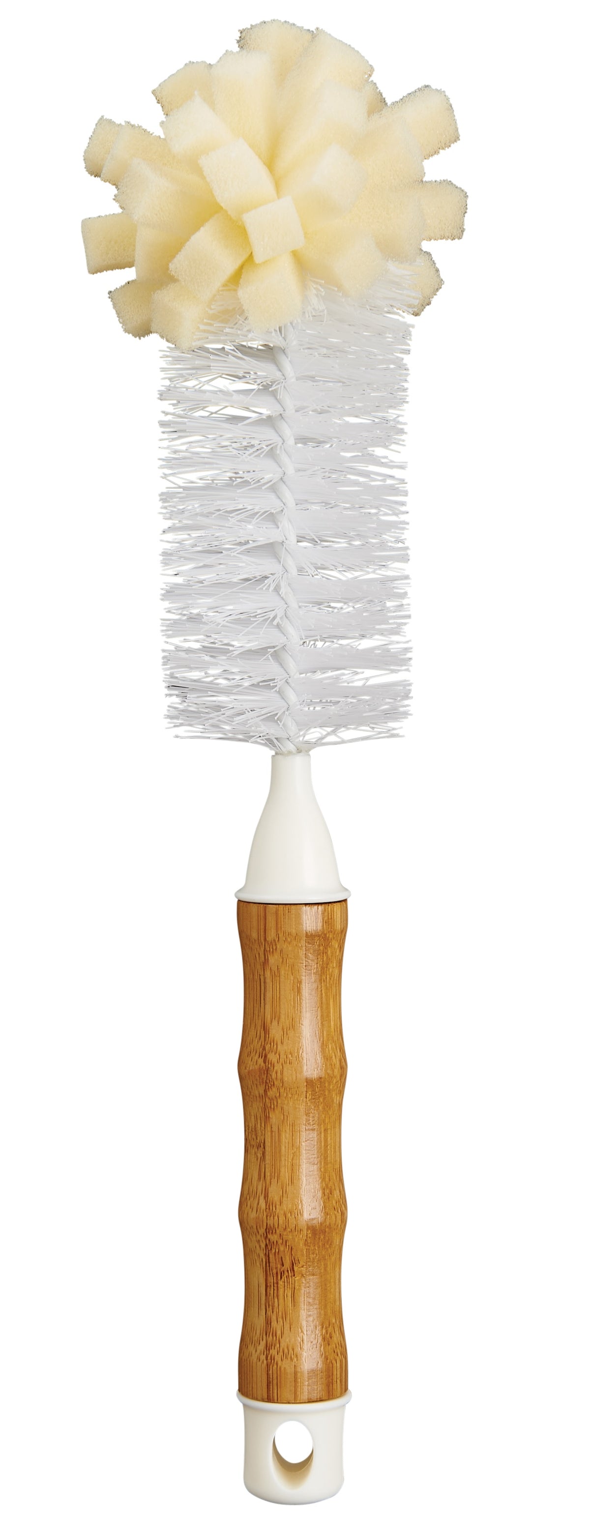 Harold Imports 42001 Bamboo Bottle Brush, 12" x 3"