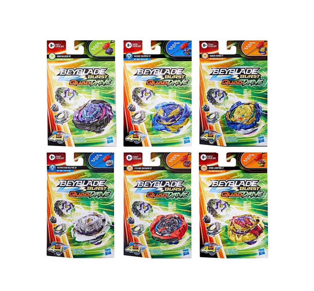 Hasbro HSBF3338 Beyblade Burst QuadDrive Spinning Top Starter Pack