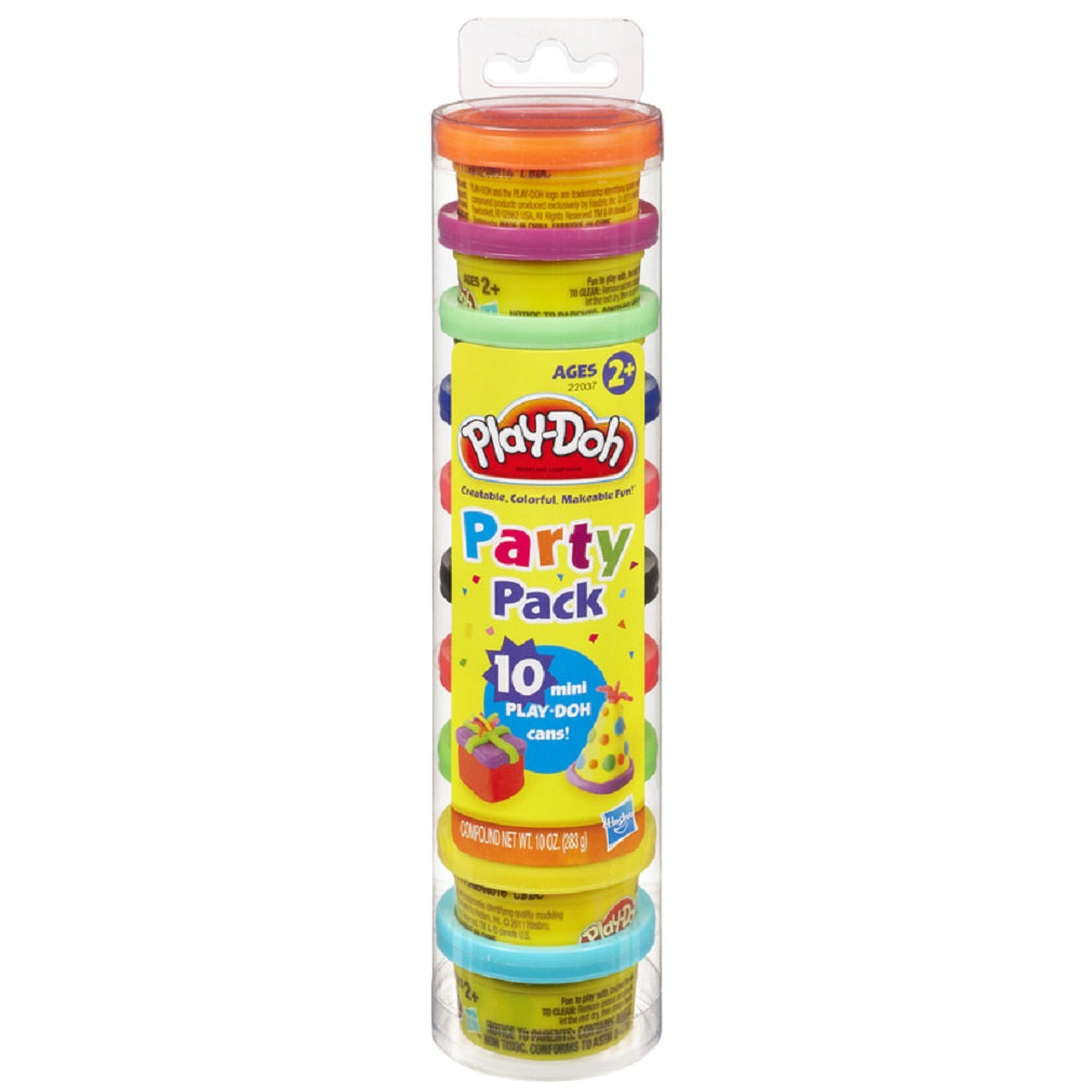 Hasbro HSB22037 Play-Doh Party Pack Tube, Multicolored, 2Y+