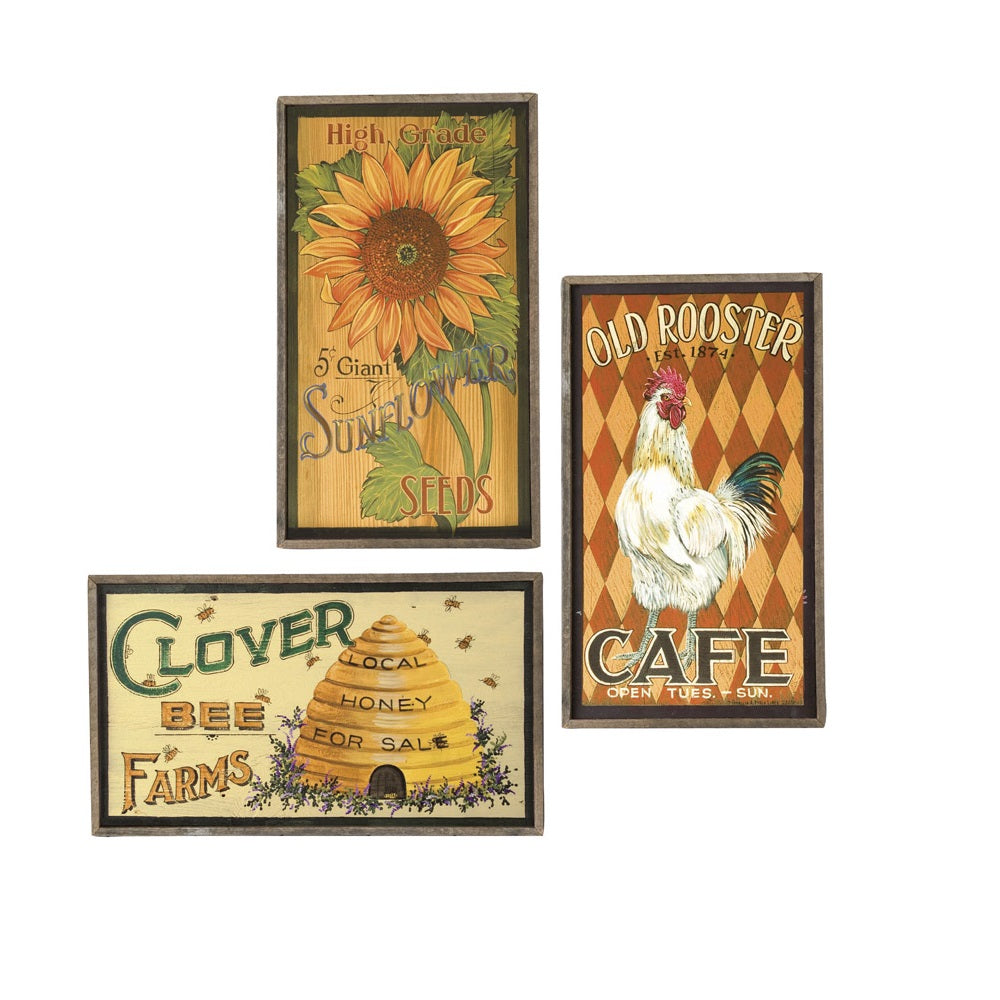 Hayes 23128 Vintage Wall Art, Resin