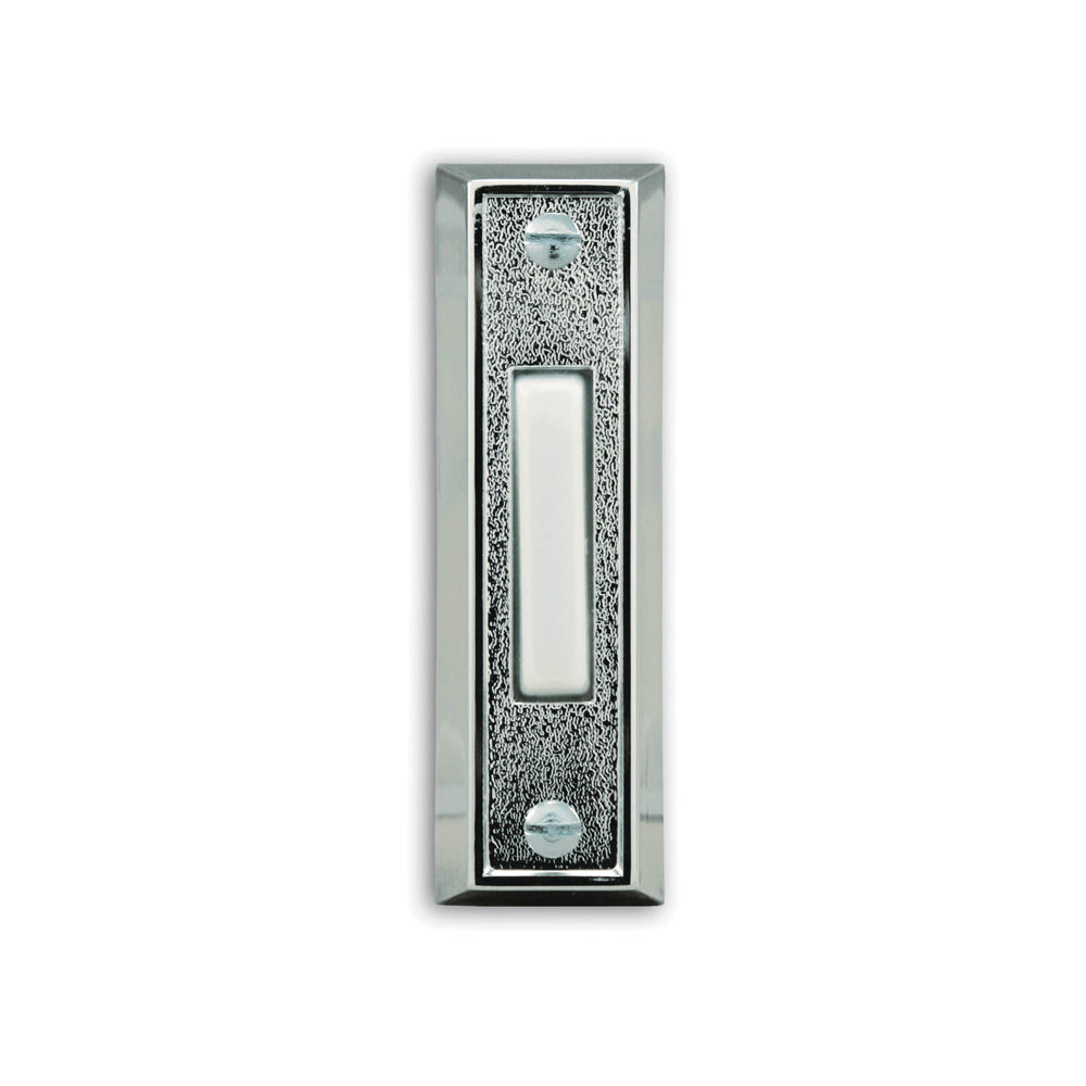 Heath Zenith SL-258-02 Wired Lighted Silver Finish Push Button