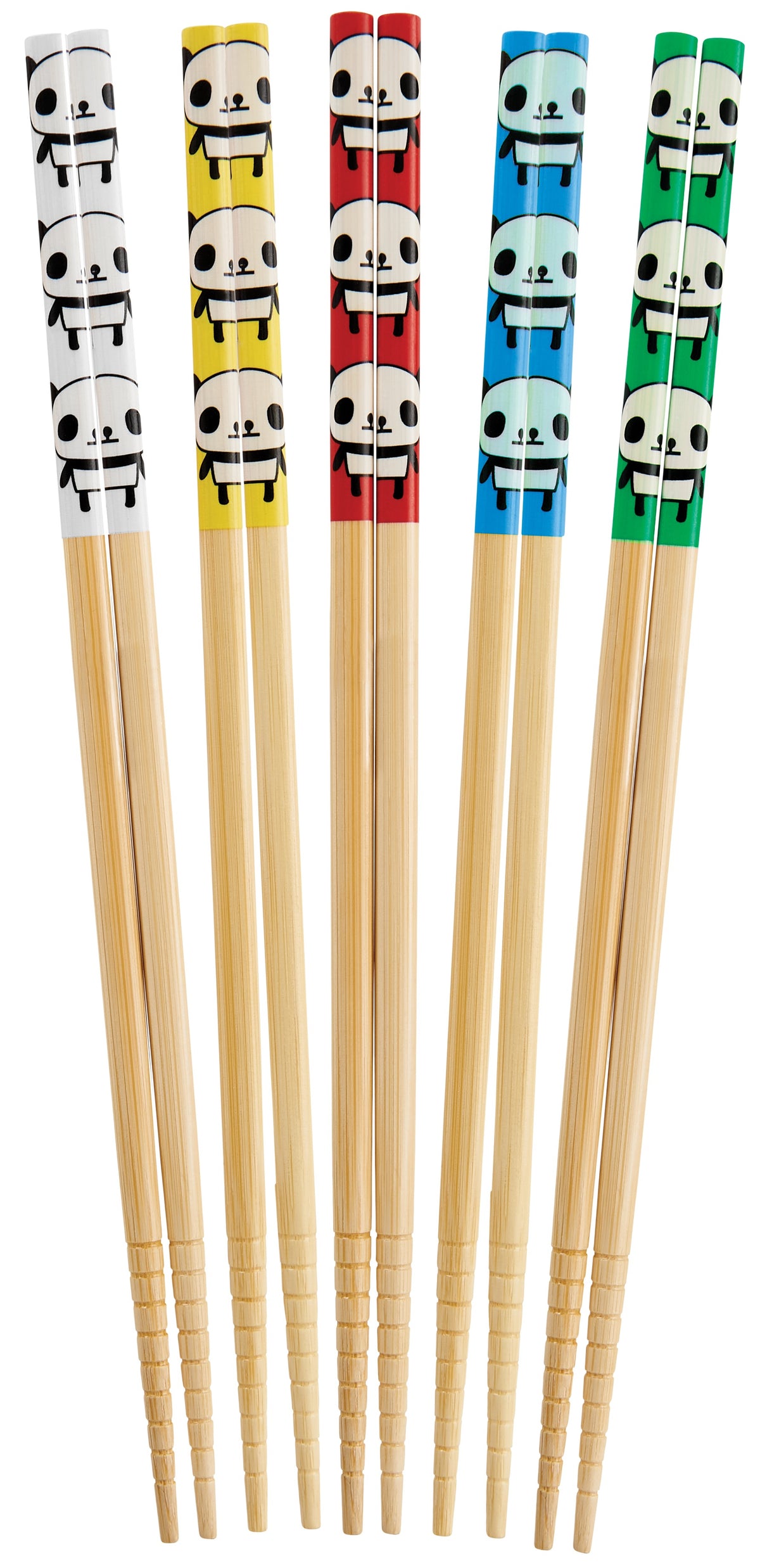 Helen's Asian Kitchen 97135 Panda Chopsticks, 9", Bamboo