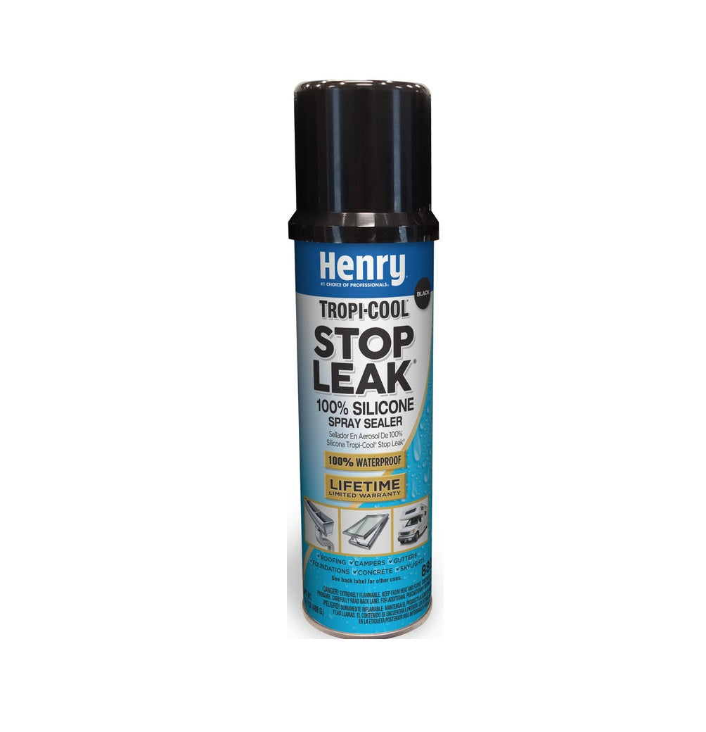 Henry HE880B025 880 Tropi-Cool Silicone Spray Sealer, Black, 14.1 Oz