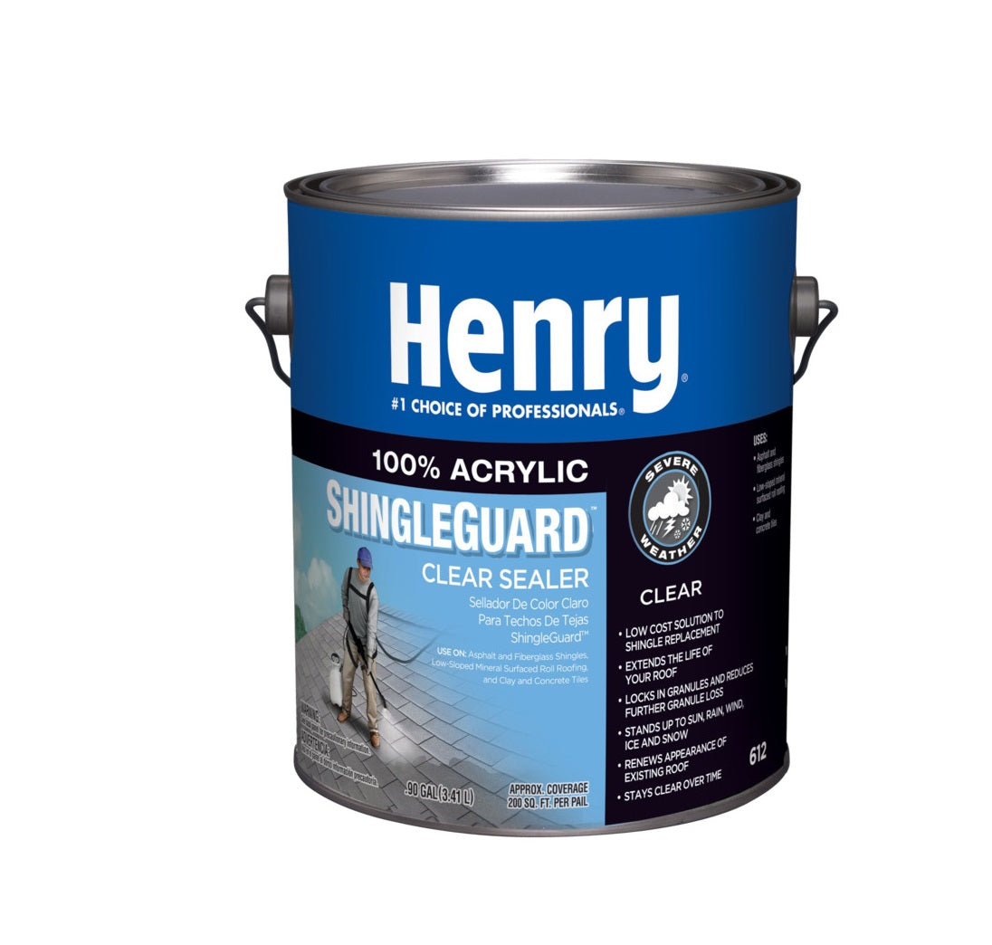 Henry HE612046 Shingle Guard 612 Series Acrylic Clear Sealer, 1 Gallon