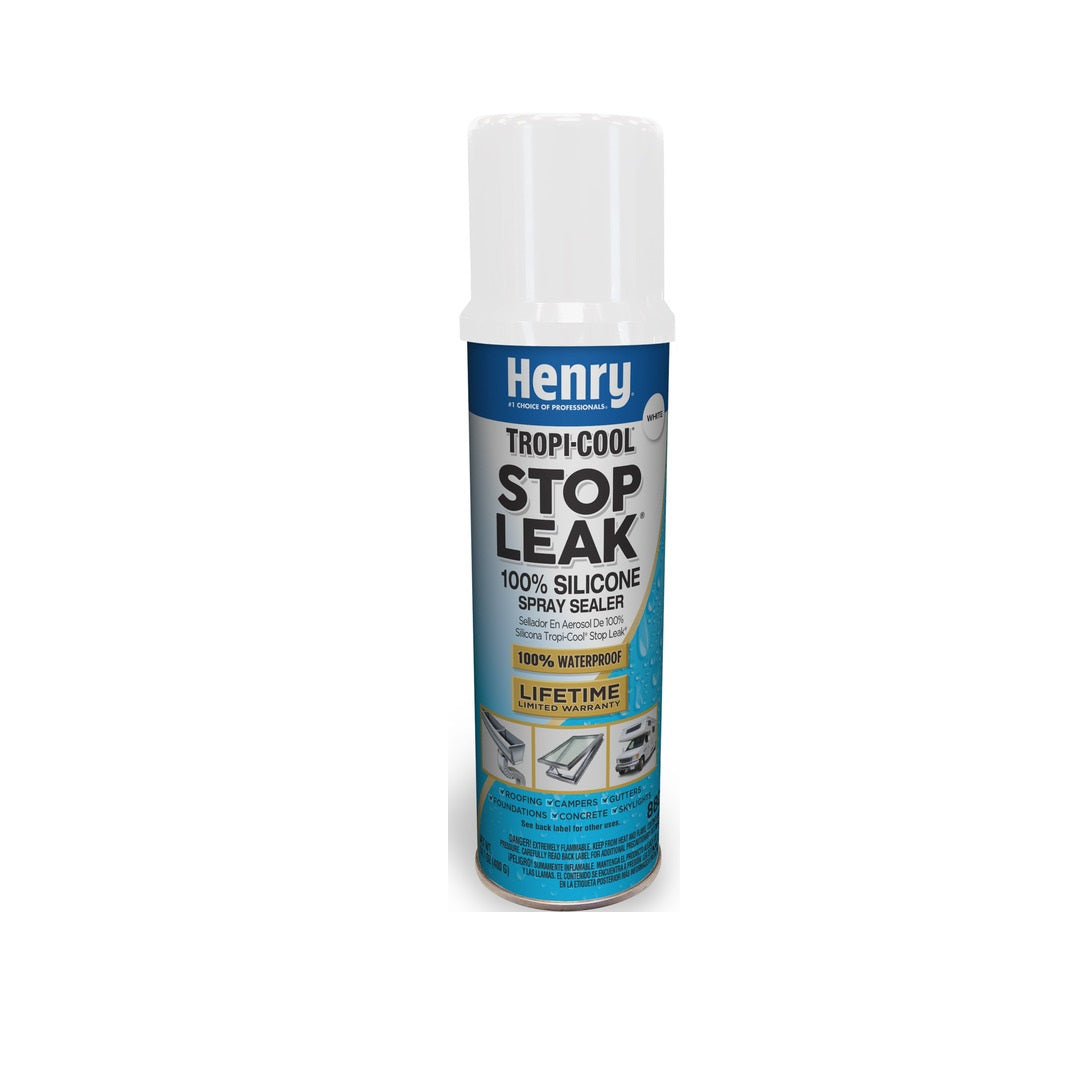 Henry HE880W025 880 Tropi-Cool Silicone Spray Sealer, White, 14.1 Oz