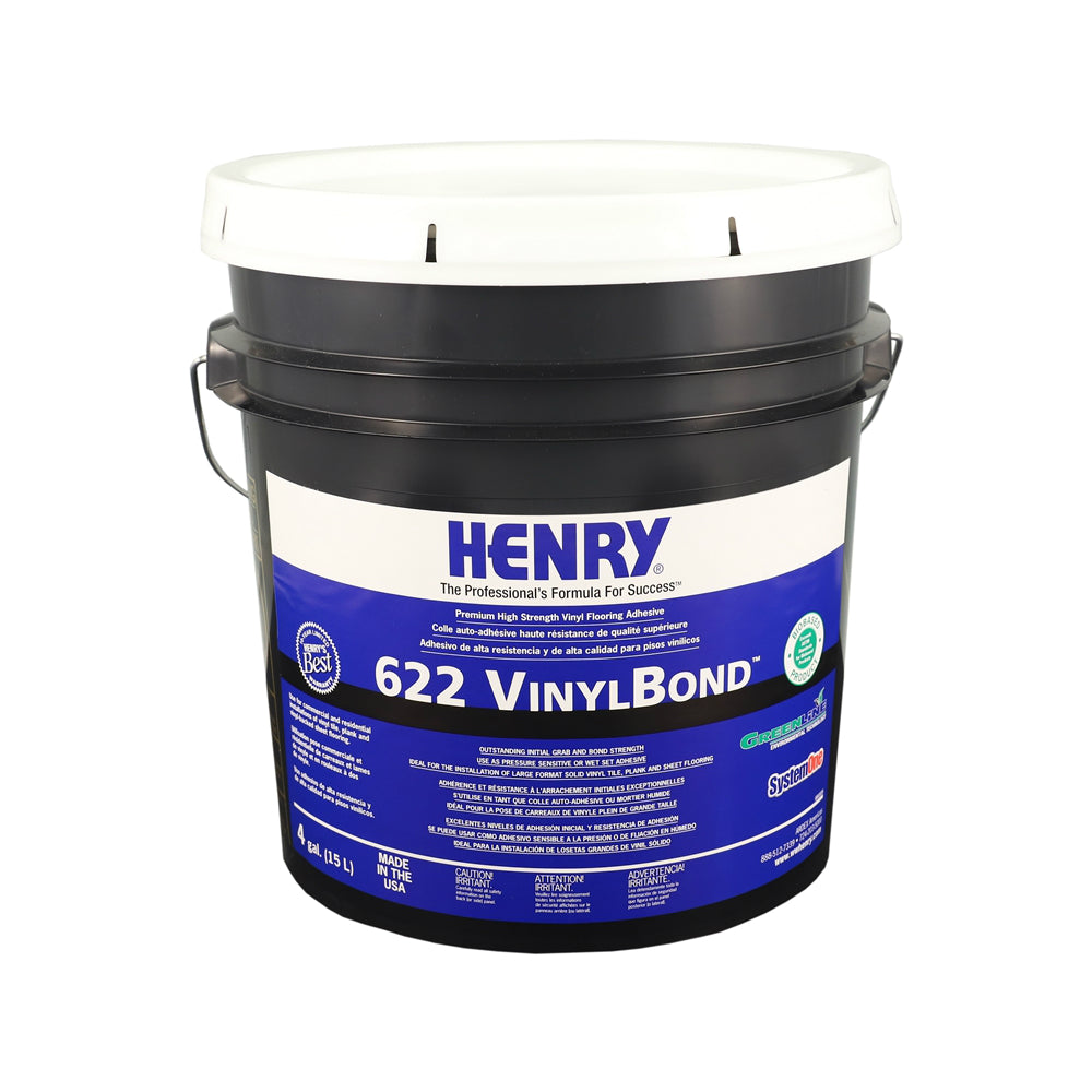 Henry 13435 622 VinylBond Premium High Strength Vinyl Flooring Adhesive, 4 Gallon