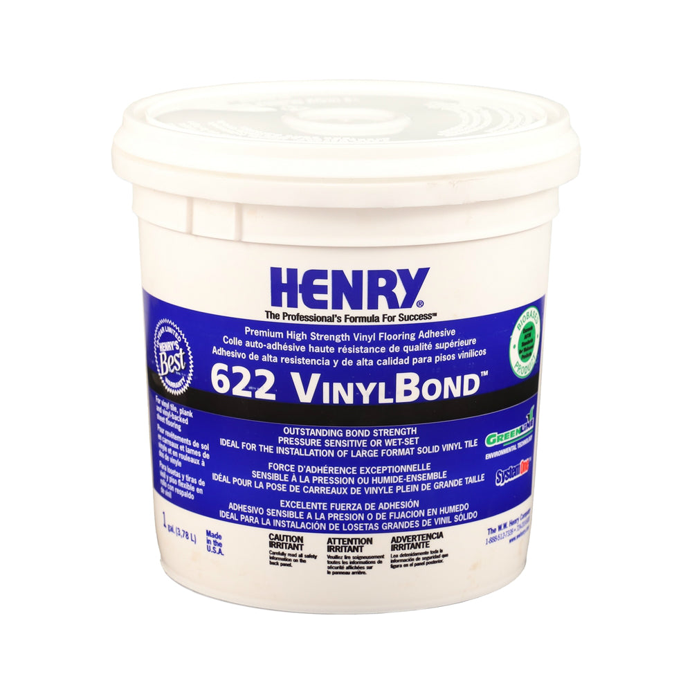 Henry 16211 622 VinylBond Premium High Strength Vinyl Flooring Adhesive, 1 Gallon