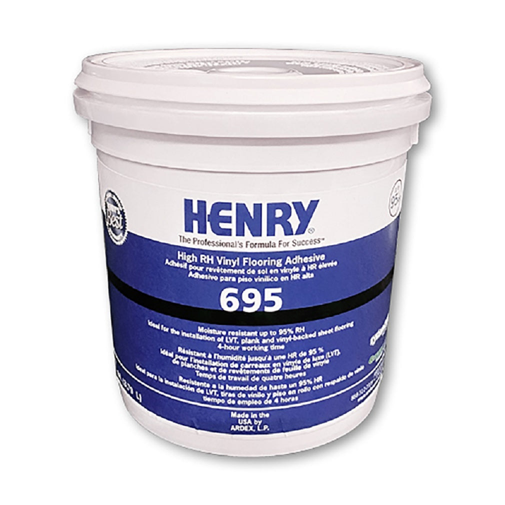 Henry 32079 695 Vinyl Flooring Adhesive, Off-White, 1 Gallon