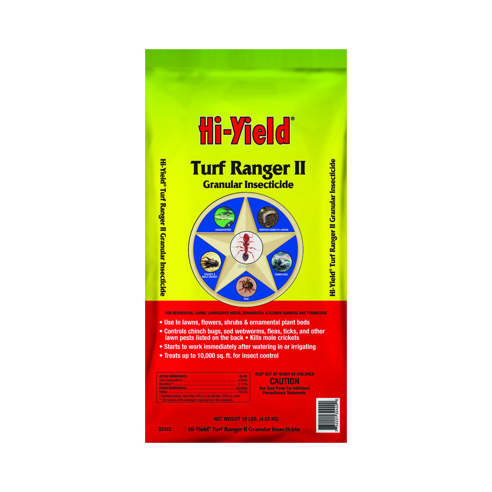 Hi-Yield 32422 Turf Ranger II Insect Killer for Lawns, 10 lb