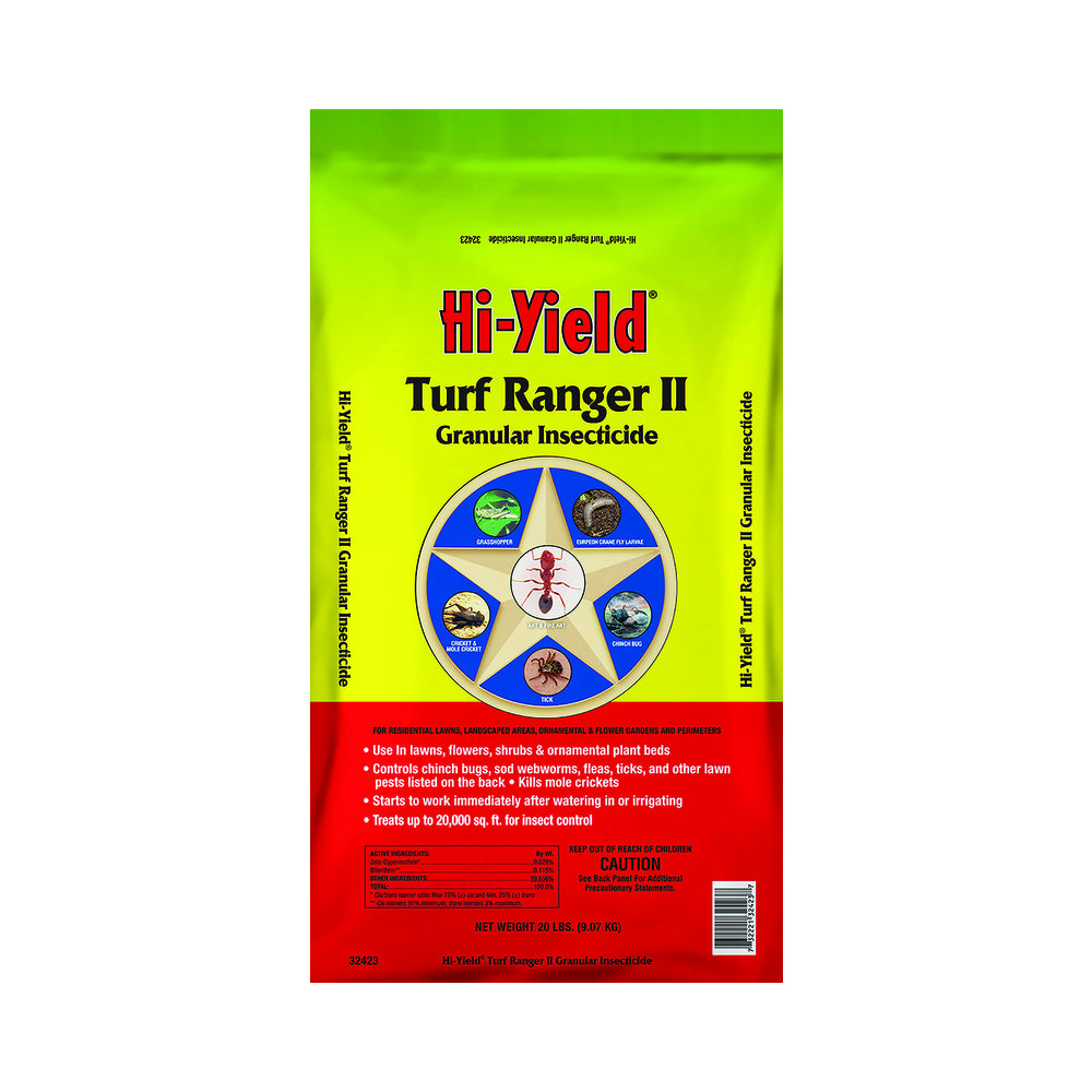 Hi-Yield 32423 Turf Ranger II Insect Killer for Lawns, 20 lb