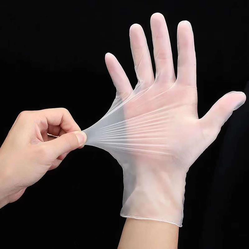 Highmen EUVGL01L Disposable Gloves, White, Large, 50 Pair