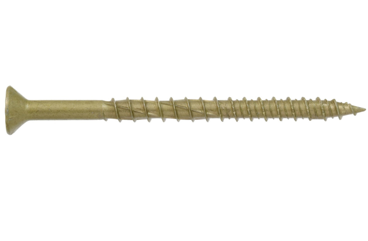 Hillman Fasteners 116815 PowerPro One Flat Head Multi-Material Screws, 1/4" x 3-1/2"