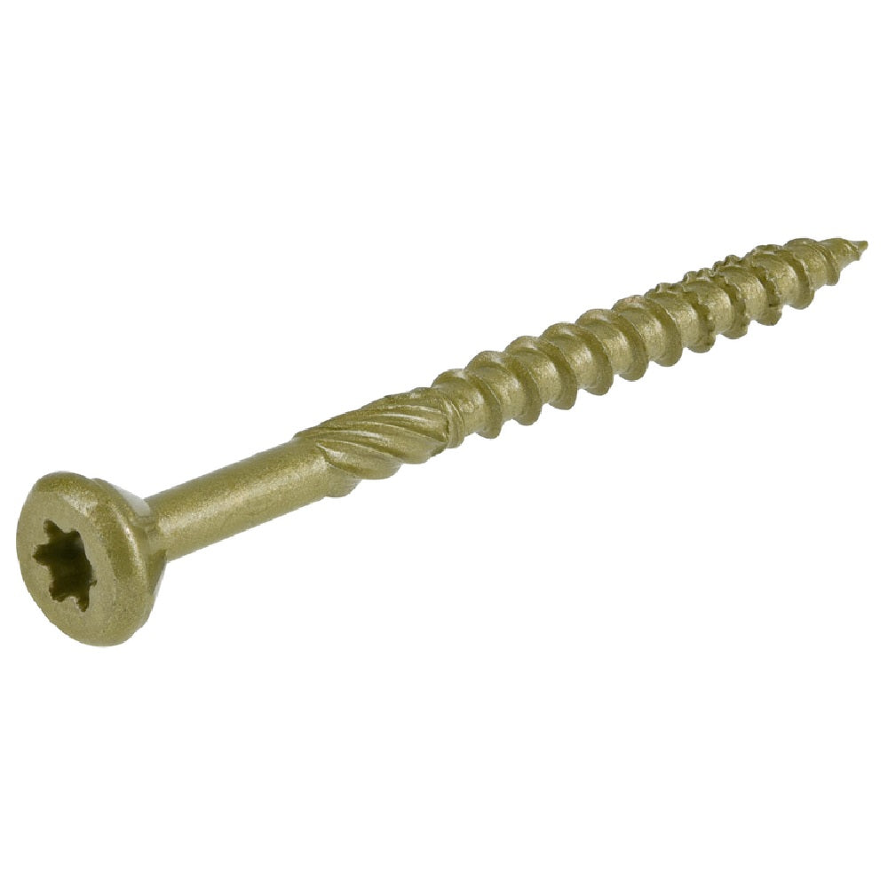 Hillman 48612 Power Pro Star Flat Head Exterior Deck Screws, 2-1/2 Inch