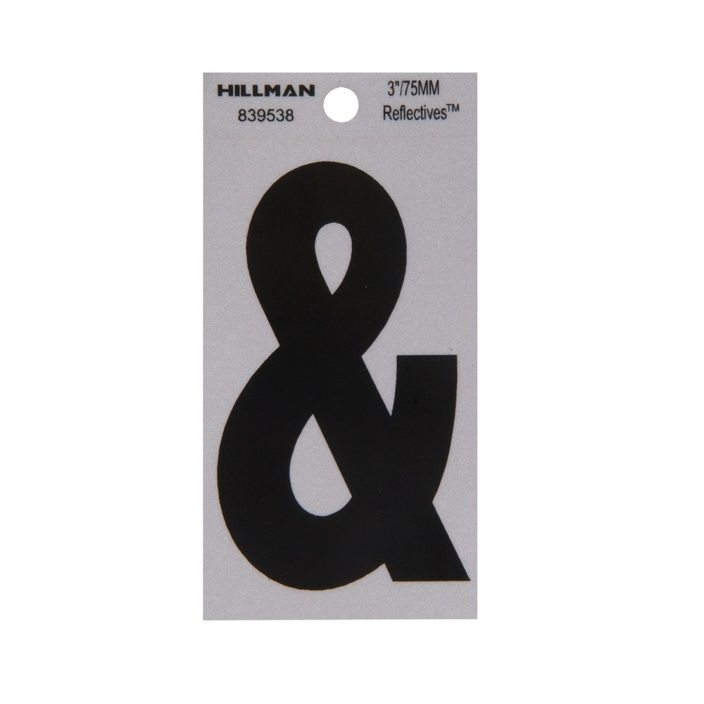 Hillman 839538 Self-Adhesive Special Character Ampersand, 3 Inch
