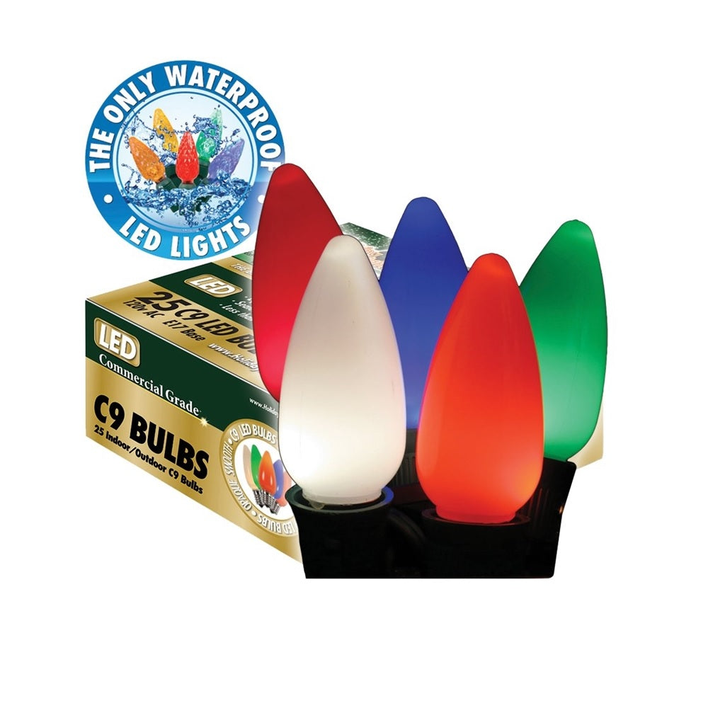 Holiday Bright Lights BU25-LEDSC9-OMU LED Christmas Replacement Bulb