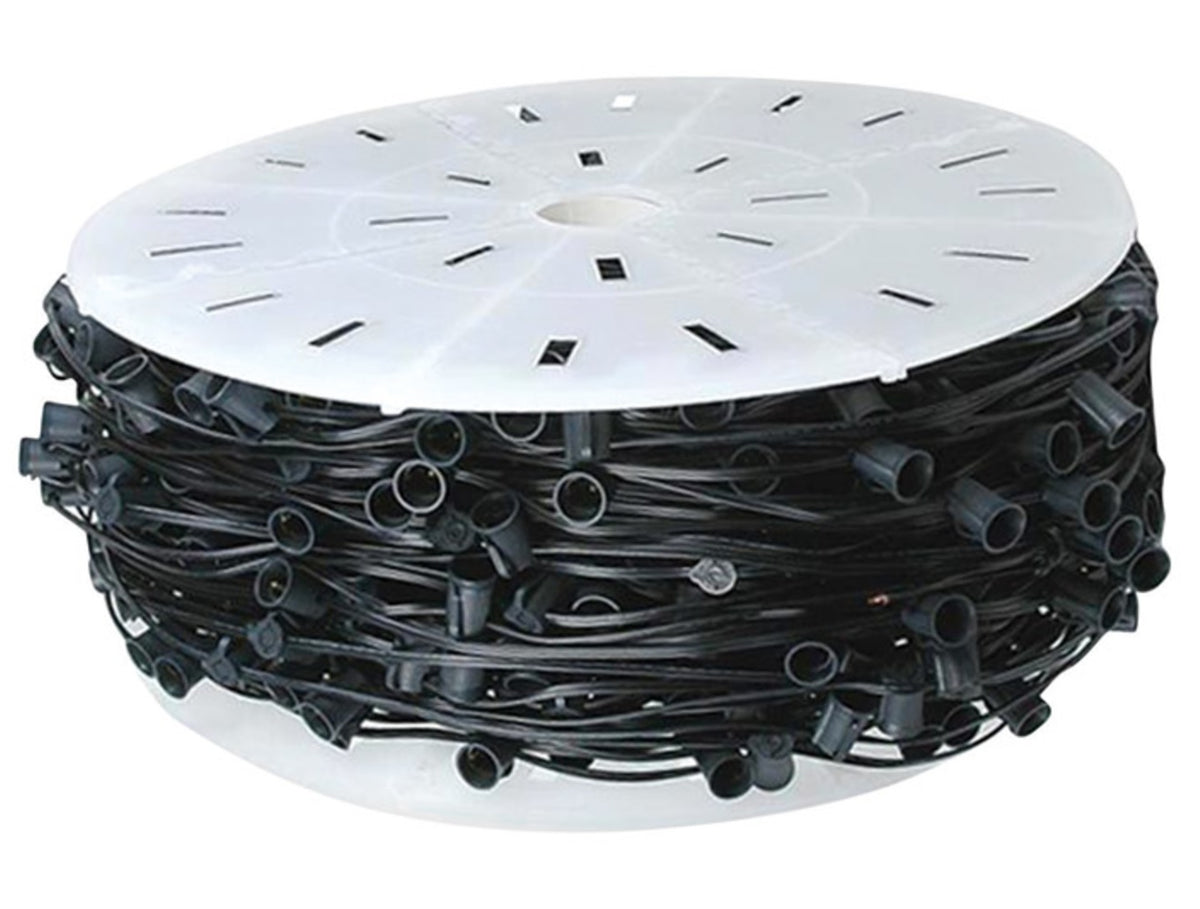 Holiday Bright Lights C7500BC-12A C7 Christmas Light Cord on Reel, 500'