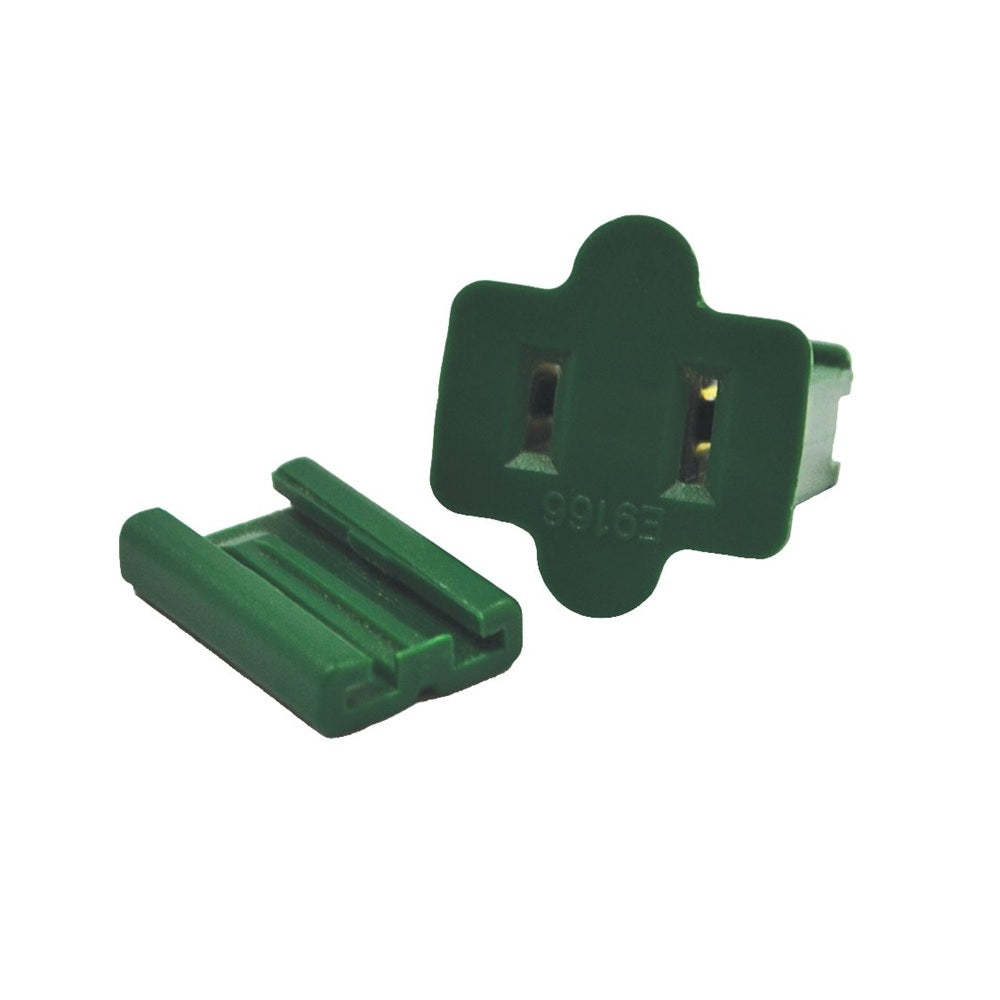 Holiday Bright Lights ZPLG-F Female Slide Plug, Green