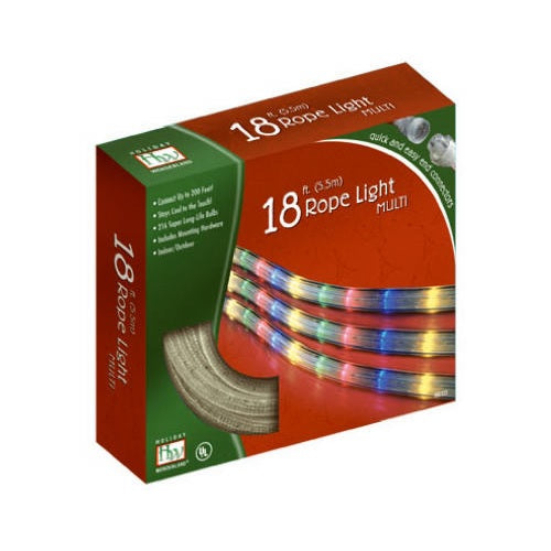 Holiday Wonderland 55131-88 Christmas Rope Light Set, Multi Color