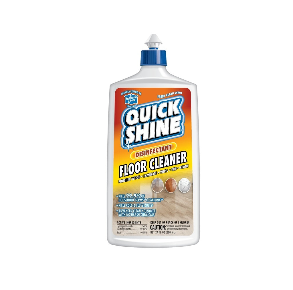 Holloway House 11159-3 Quick Shine Disinfectant Floor Cleaner, 27 Oz