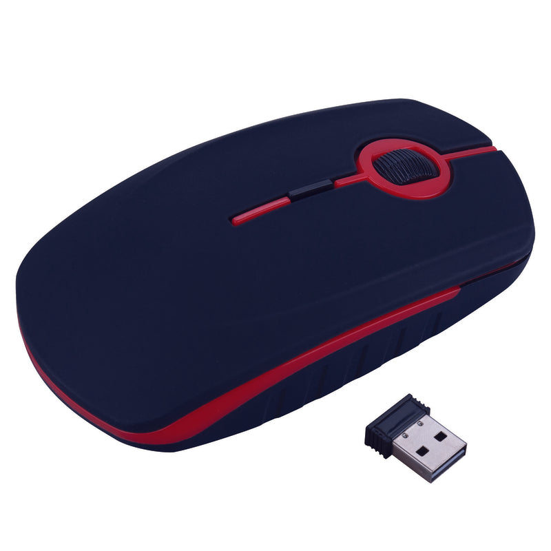 Home Plus HP-WRLSM 4 Button Optical Wireless Mouse, Black