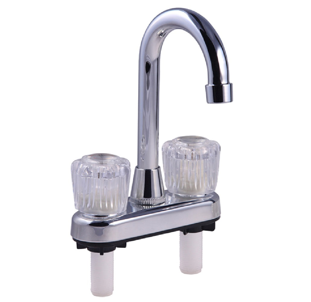 Home Plus 355101 Two Handle Classic Bar Faucet, Chrome