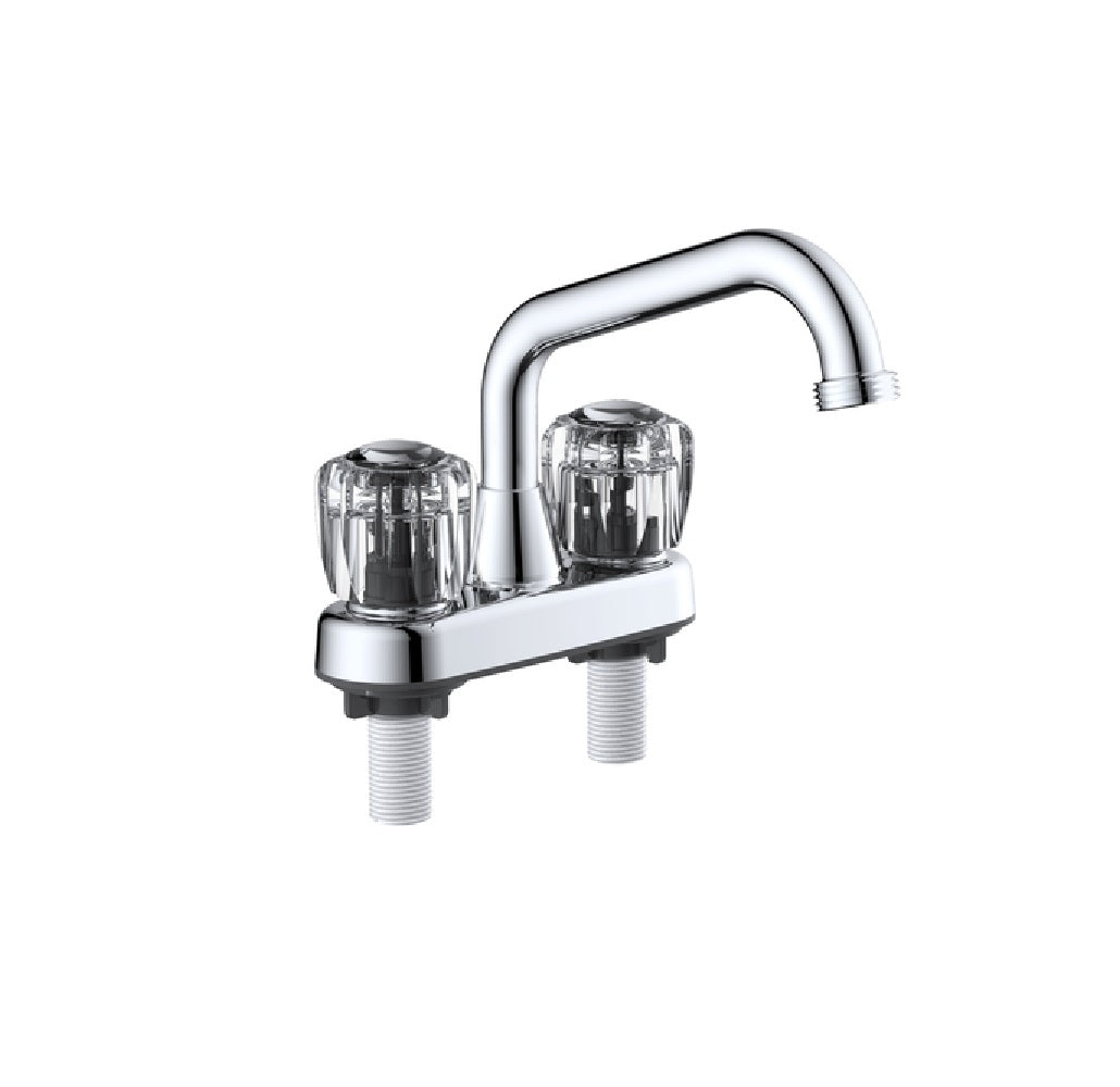Home Plus 357131 Two Handle Classic Laundry Faucet, Chrome, 4"