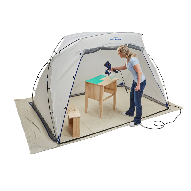 HomeRight C900038 Large Spray Paint Shelter, Polyester PE, White