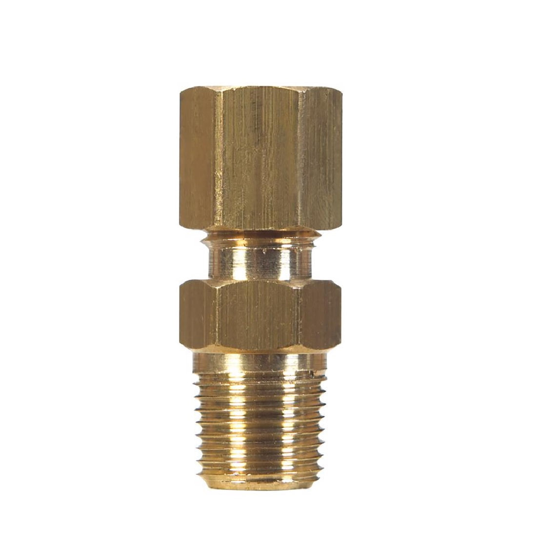 Homeplus+ 6JC120110701029 Compression Male Connector, Brass