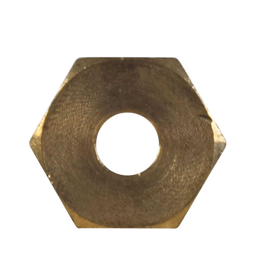 Homeplus+ 6JC124901511081 Compression Nut, Brass, Yellow