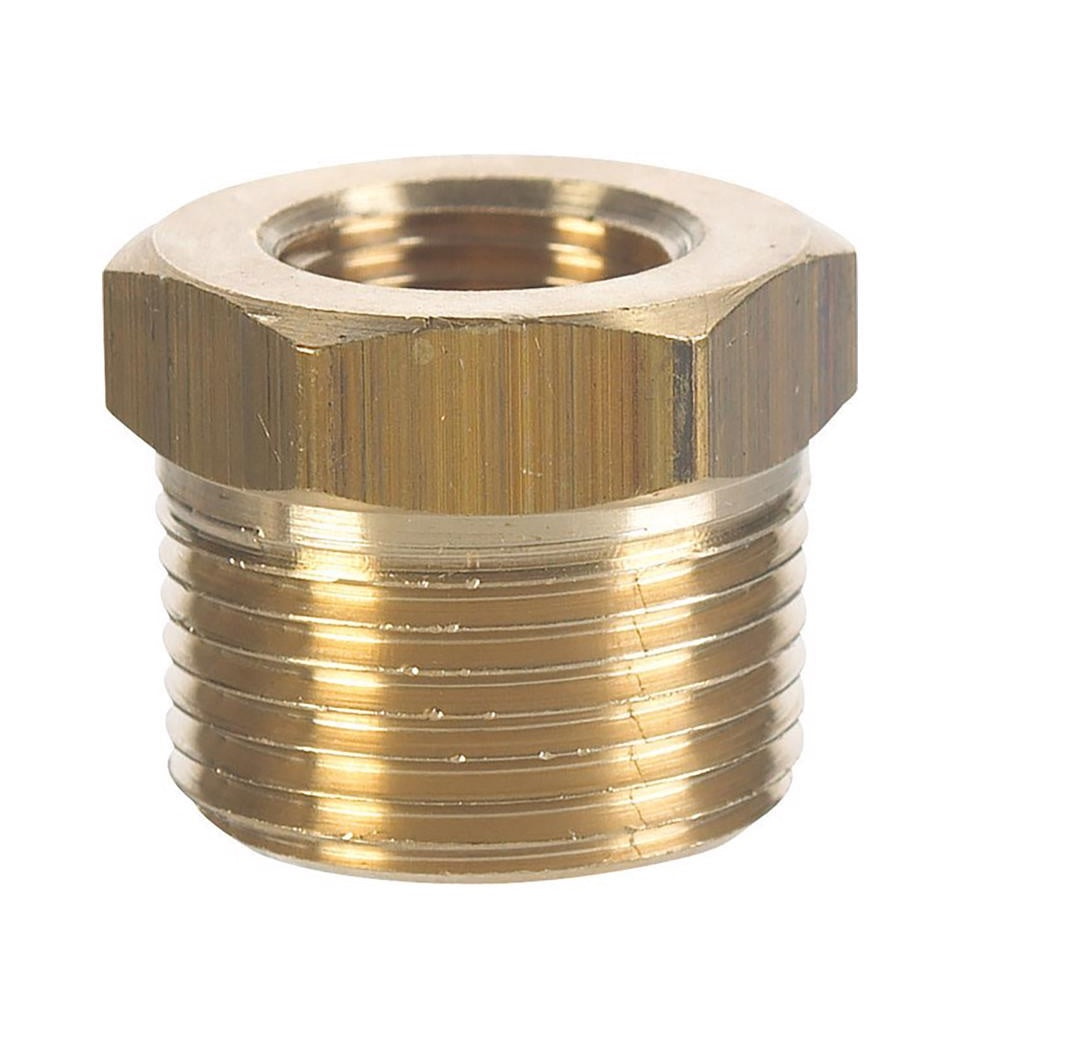 Homeplus+ 6JC125110701016 Hex Bushing, Brass