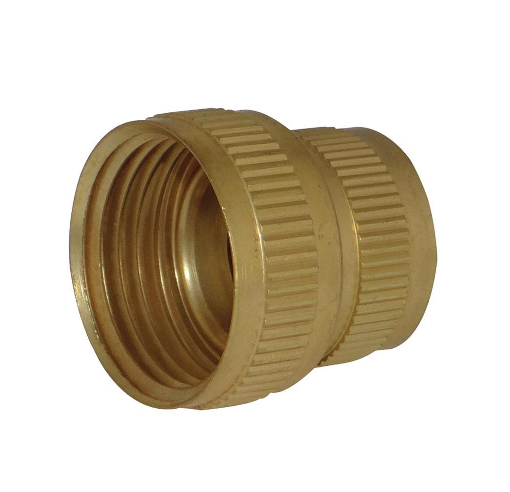 Homeplus+ 6JC126301511023 Hose Adapter, Brass, Gold