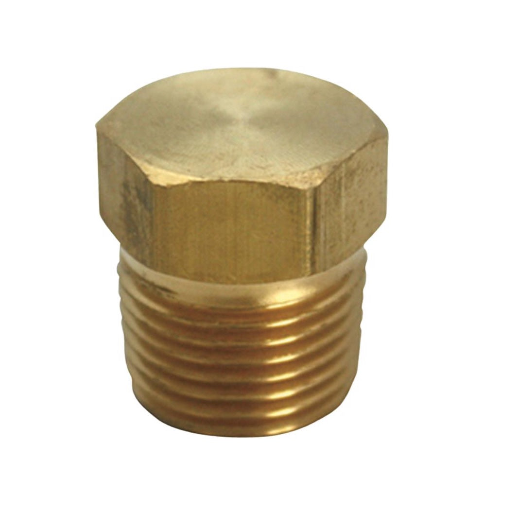 Homeplus+ 6JC120810701018 MPT Hex Head Plug, Brass