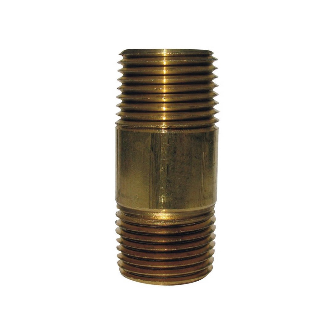 Homeplus+ 6JC126300201048 MPT Nipple, Red Brass